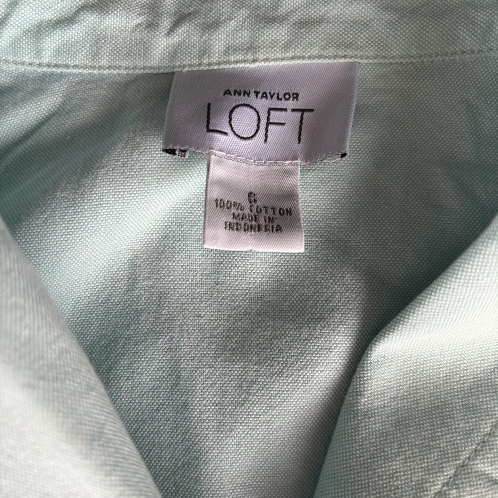 Ann Taylor Loft Jacket Button Down Large Button A… - image 4